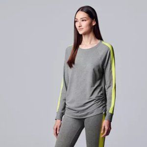 NWT Simply Vera Vera Wang Ruched Sweatshirt/ Loungewear 😘